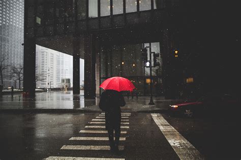 Rain Umbrella Background