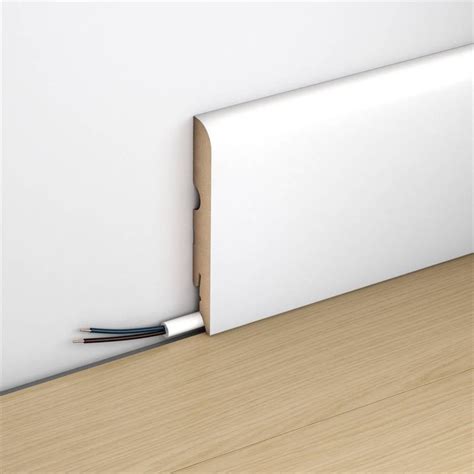 Plinthe Mdf Blanc H 9 8 X L 2 4 M Ep 14 Mm ARTENS Leroy Merlin