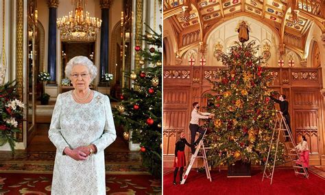 The Queen Installs Six Christmas Trees At Windsor Castle See The