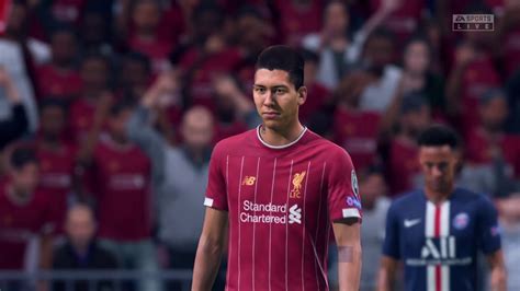 FIFA 20 Liverpool VS Paris Saint Germain UEFA Champions League