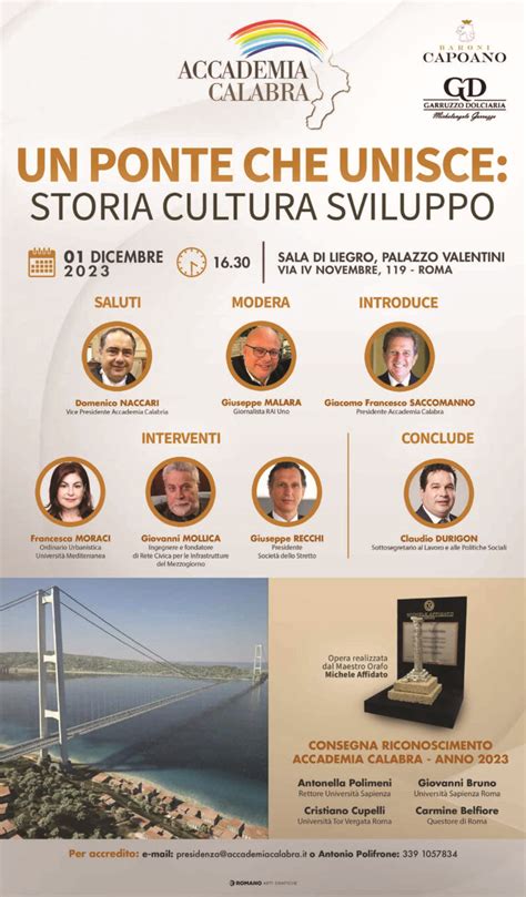 Roma Il Ponte Sullo Stretto Che Unisce Cultura Storia E Sviluppo