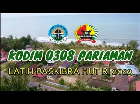 Kodim Pariaman Latih Paskibra Hut Ri Youtube