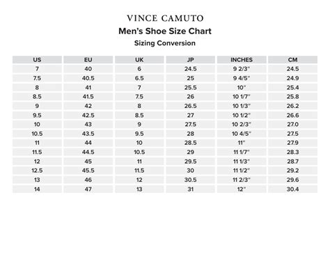 Mens Shoe Sizing Tool And Chart Download Printable Pdf Templateroller