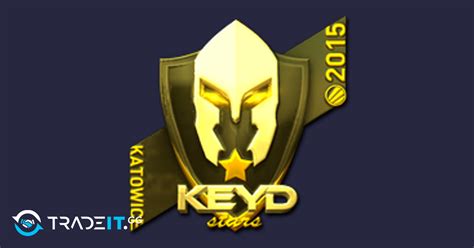 Sticker Keyd Stars Gold Katowice Tradeit