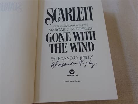 Scarlett The Sequel To Margaret Mitchell S Gone With The Wind Signed