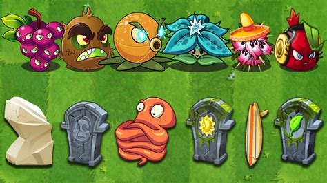 PvZ 2 Challenge All Plants POWER UP Vs Team Gravestones And Speaker