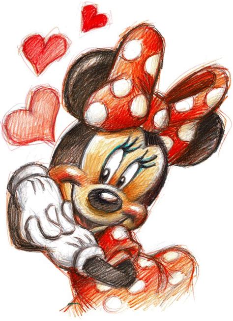 Minnie Mouse In Love Signed Giclée Joan Vizcarra Sur Catawiki