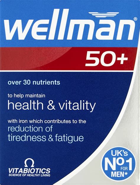 Vitabiotics Wellman 50 30 Tablets Medino