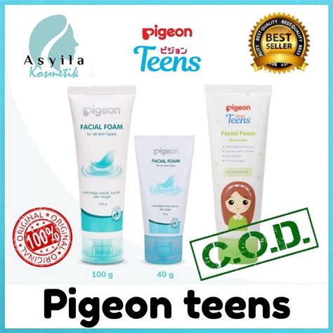 Jual Pigeon Teens Facial Foam Facial Foam Acne Care Moisturizer Sabun