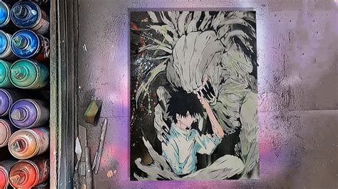 Yuta Okkotsu Of Jujutsu Kaisen The Movie By Spray Art Eden Youtube