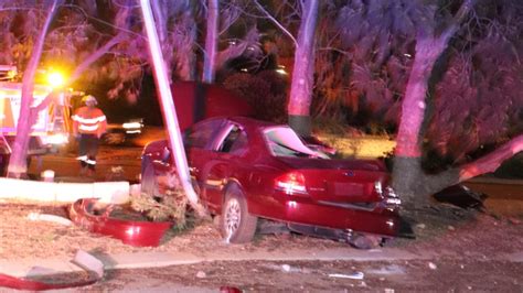 Currambine Crash Two Teenagers Fighting For Life After Car Ploughs