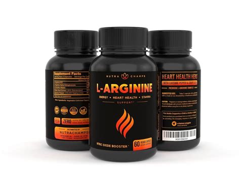 Premium L Arginine 1500mg Nitric Oxide Supplement 3D model | CGTrader