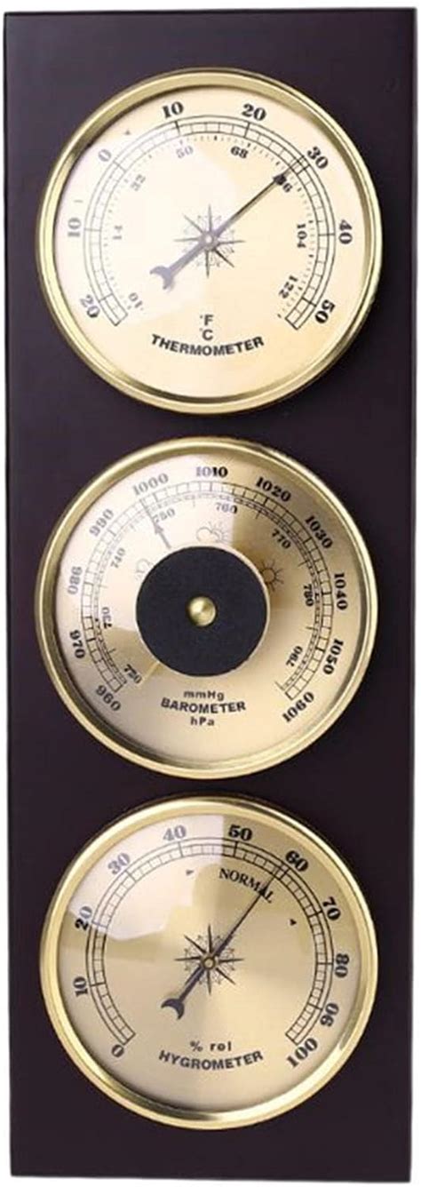 Runlaikeji Barometers For The Homewooden Frame Weather Barometerwall