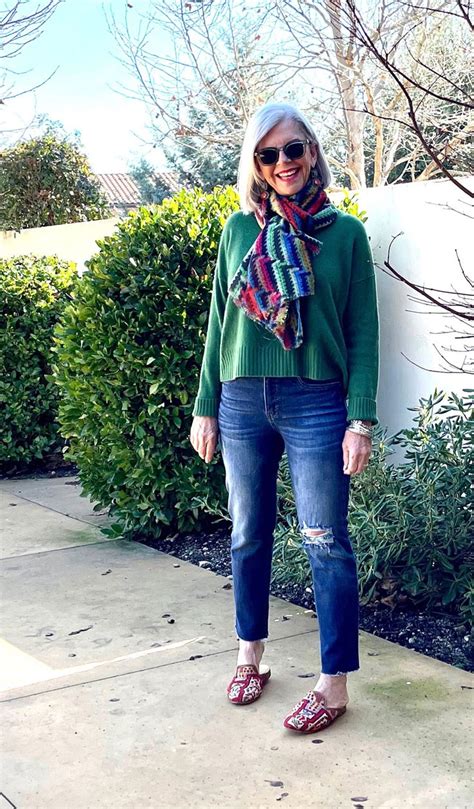 The Absolute Best Ways To Wear Jeans Over 50 And Feel Confident Casual Chic Outfit Fashion