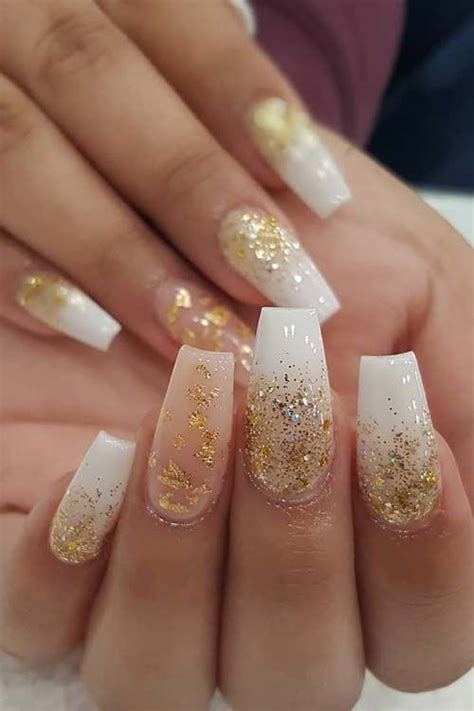 Gorgeous Gold Nails To Get At Your Next Manicure Gold Nails