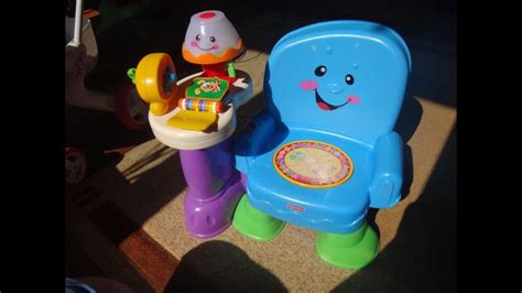 Fisher Price Laugh And Learn Musical Activity Chair Real Video Youtube