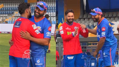 Watch Rishabh Pant Rohit Sharma Burst Into Laughter Amidst A