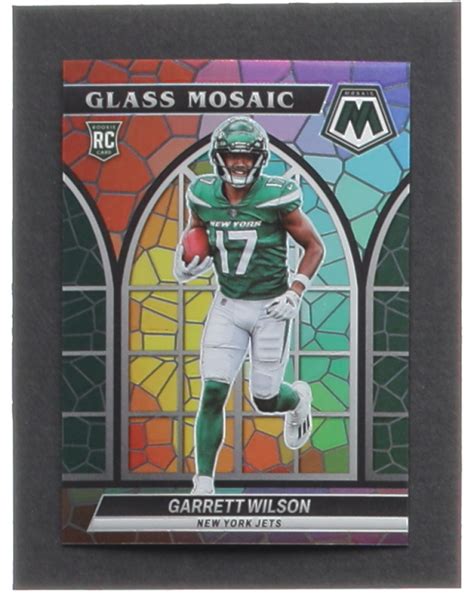 Garrett Wilson 2022 Panini Mosaic Glass Mosaic 27 RC Pristine Auction