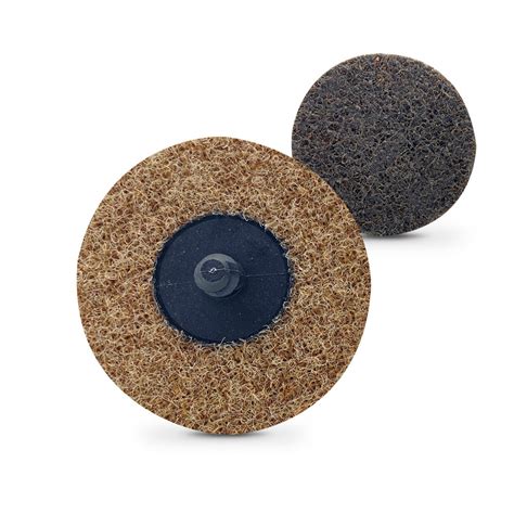 Inspg75 10 Pcs 75mm Roloc Style Brown Surface Preparation Discs Coarse