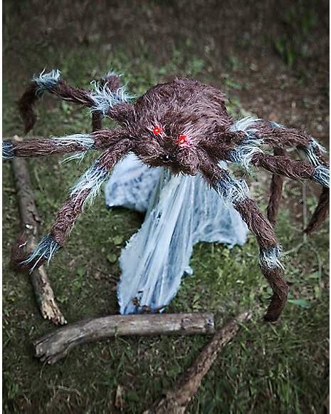 21 Inch Led Brown Jumping Spider Animatronic