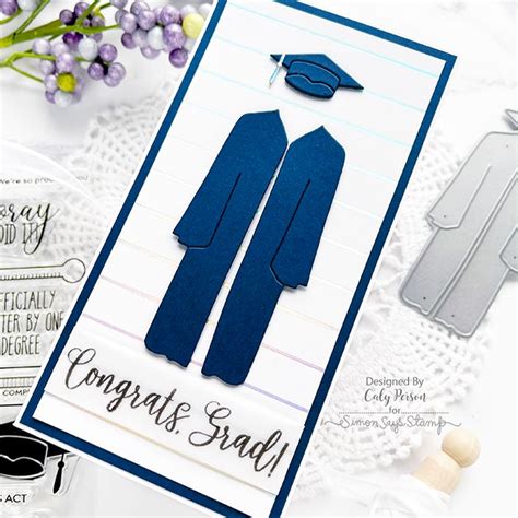 Simon Says Stamp Cap And Gown Graduation Cards Handmade Stampin Up