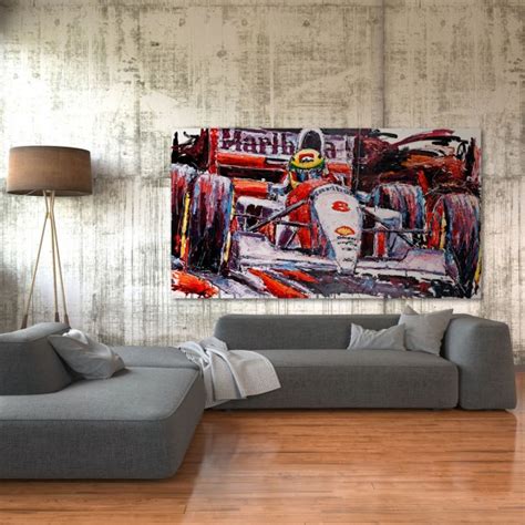 Uvre D Art Ayrton Senna Mclaren