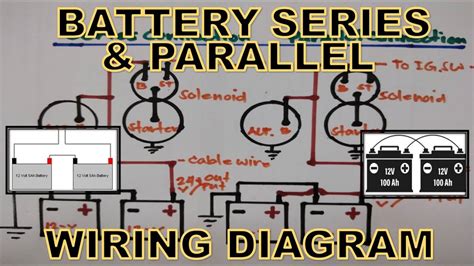 Battery Series And Parallel Wiring Diagram Youtube