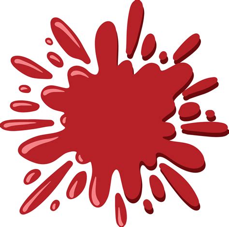 Blood Wound Splatter Illustration Png