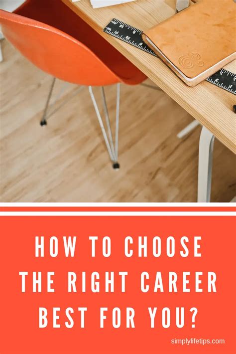 How To Choose The Right Career Best For You Simply Life Tips