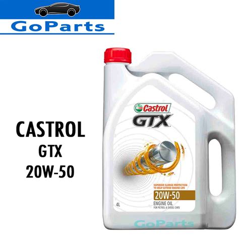 Castrol Gtx W Engine Oil Liter Shopee Malaysia