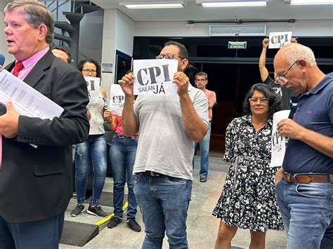 Manifestação na Câmara de Artur Nogueira pede CPI no Saean