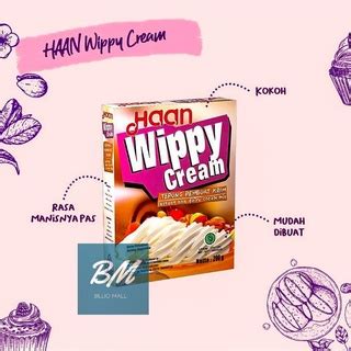 Jual Haan Whippy Cream Gr Haan Wippy Cream Gram Haan