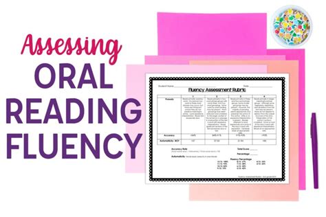 Oral Reading Fluency Rubrics For Assessments Grading Tales From