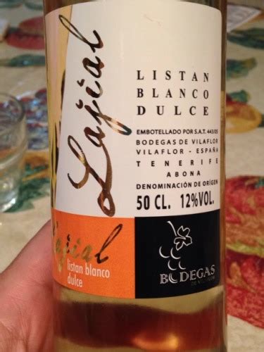 Bodegas De Vilaflor Lajial Listan Blanco Dulce Vivino Australia