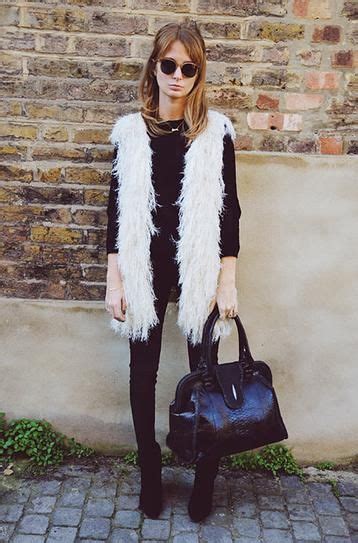 25 Fresh Ways To Wear A Faux Fur Vest Fashion Fur Vest Outfits Vest