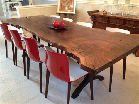 Handmade Walnut Live Edge Slab Dining Table By Zac Divine Carpentry