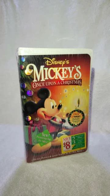 Disneys Mickeys Once Upon A Christmas Movie Vhs New Sealed Collectors