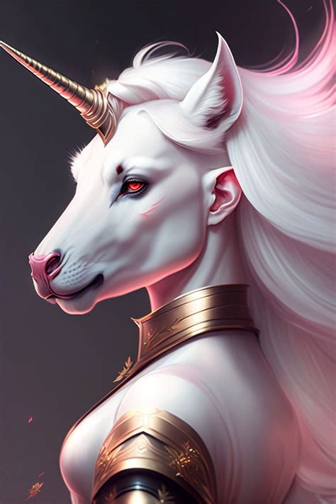 Download Ai Generated Woman Unicorn Royalty Free Stock Illustration