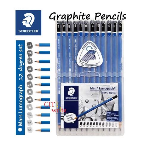 Graphite Pencils Sketching Drawing Pencil 12 Degree Set 8b 7b 6b 4b 3b