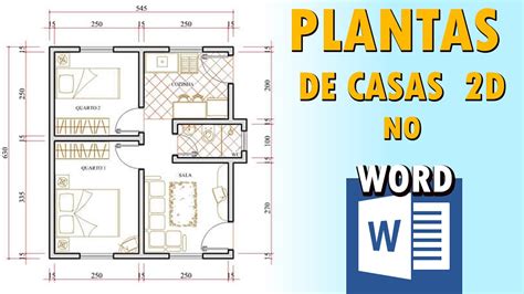 Como Criar A Planta De Casa D No Word Youtube