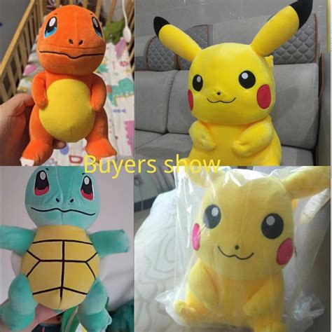 Brinquedos De Pelúcia Pikachu Pok Mon Pouco Dragão Fogo Jenny Tartaruga