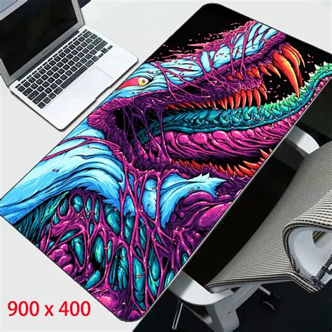 Gaming Mouse Pad Xl Large Locking Edge Rubber Mousepad Gamer Cs