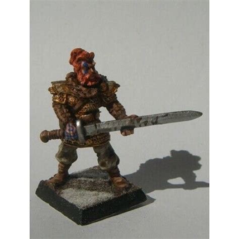 Ral Partha Metal Fantasy Barbarian Leader Rpg D D Runequest C