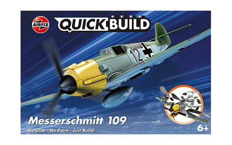 Airfix Quickbuild Messerschmitt Bf109 J6001 Model Kit Model Universe