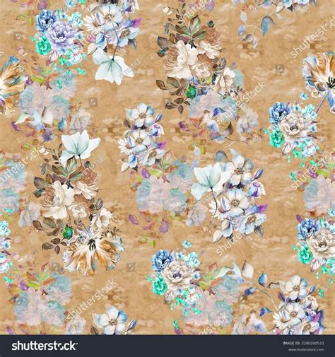 Colorful Floral Pattern Wallpaper