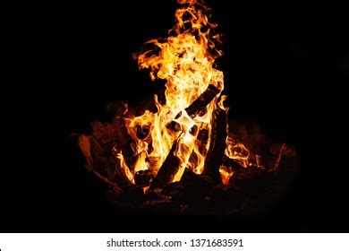 Camp Fire Night Stock Photo Shutterstock