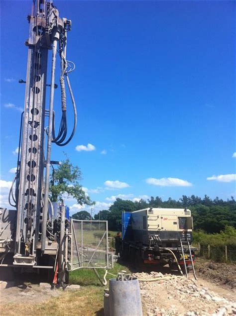 Borehole Drilling Rig Set Up 2 Dales Water