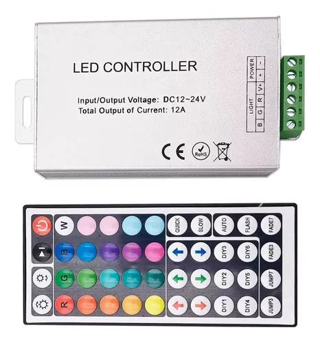 Controlador Para Tira Led Rgb 12 A 24v Meses sin interés