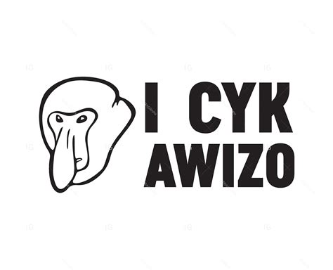 Naklejka Nosacz Janusz I Cyk Awizo