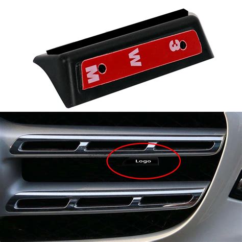 3D Car Front Grills Sticker For AMG Logo Auto Emblem Badge Decor